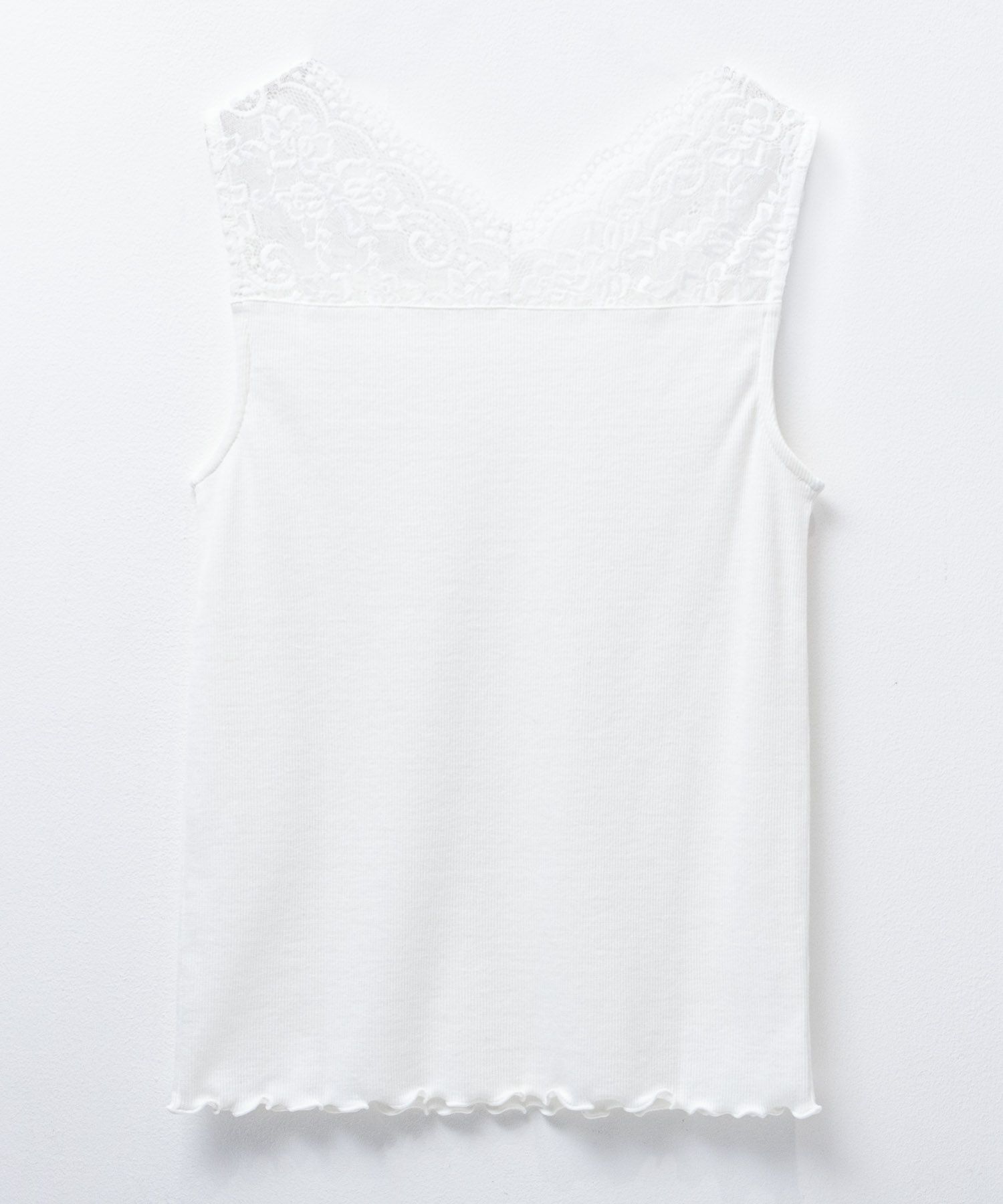 [値下げ]NAVY  レース切替タンクトップ レディース メール便 対応商品商品画像-30