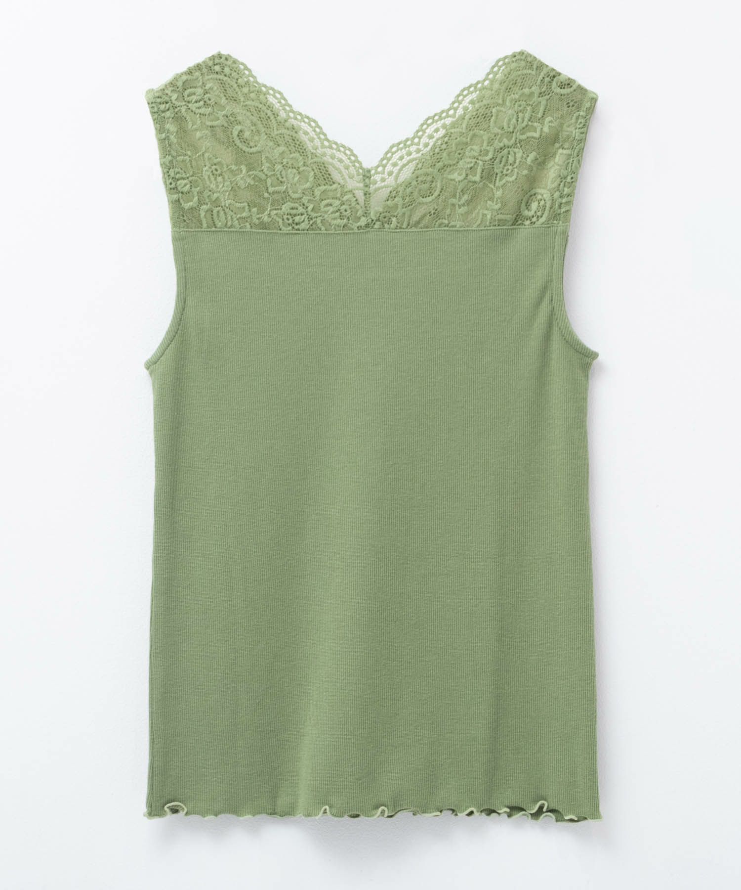 [値下げ]NAVY  レース切替タンクトップ レディース メール便 対応商品商品画像-32