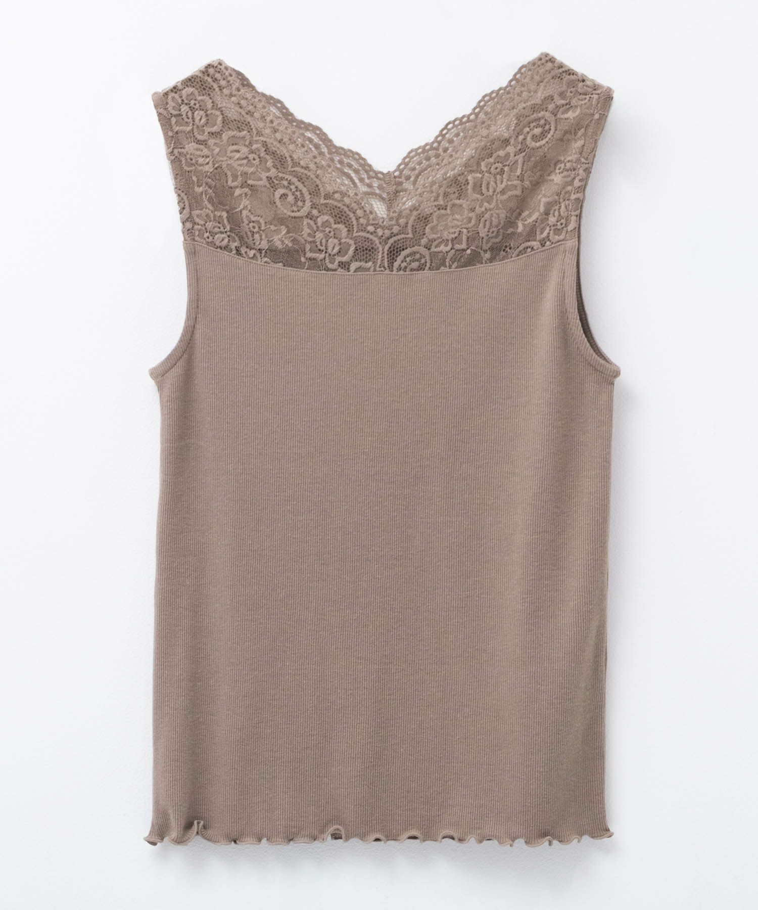 [値下げ]NAVY  レース切替タンクトップ レディース メール便 対応商品商品画像-33