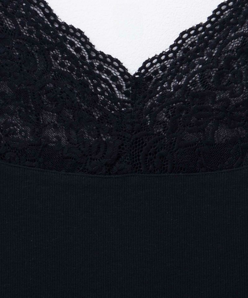 NAVY  レース切替タンクトップ レディース メール便 対応商品商品画像-35