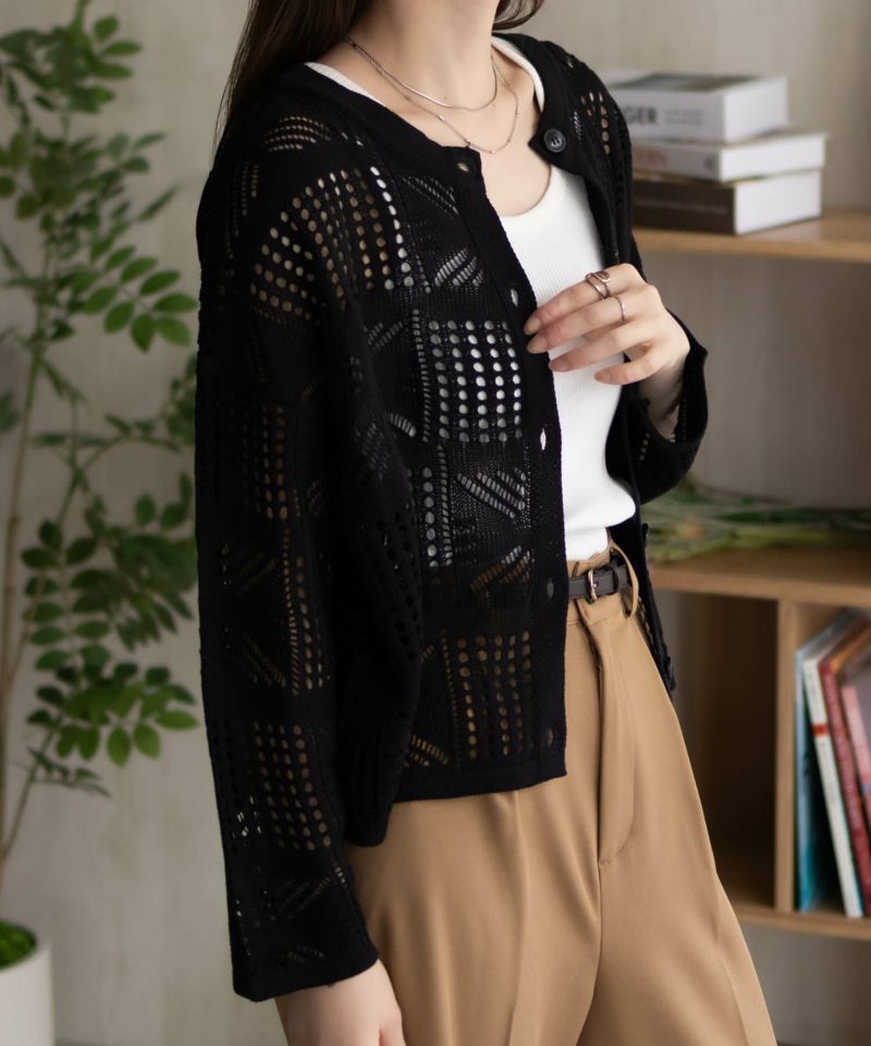 Howdy Marie  クロシェ編みカーディガン レディース商品画像-7