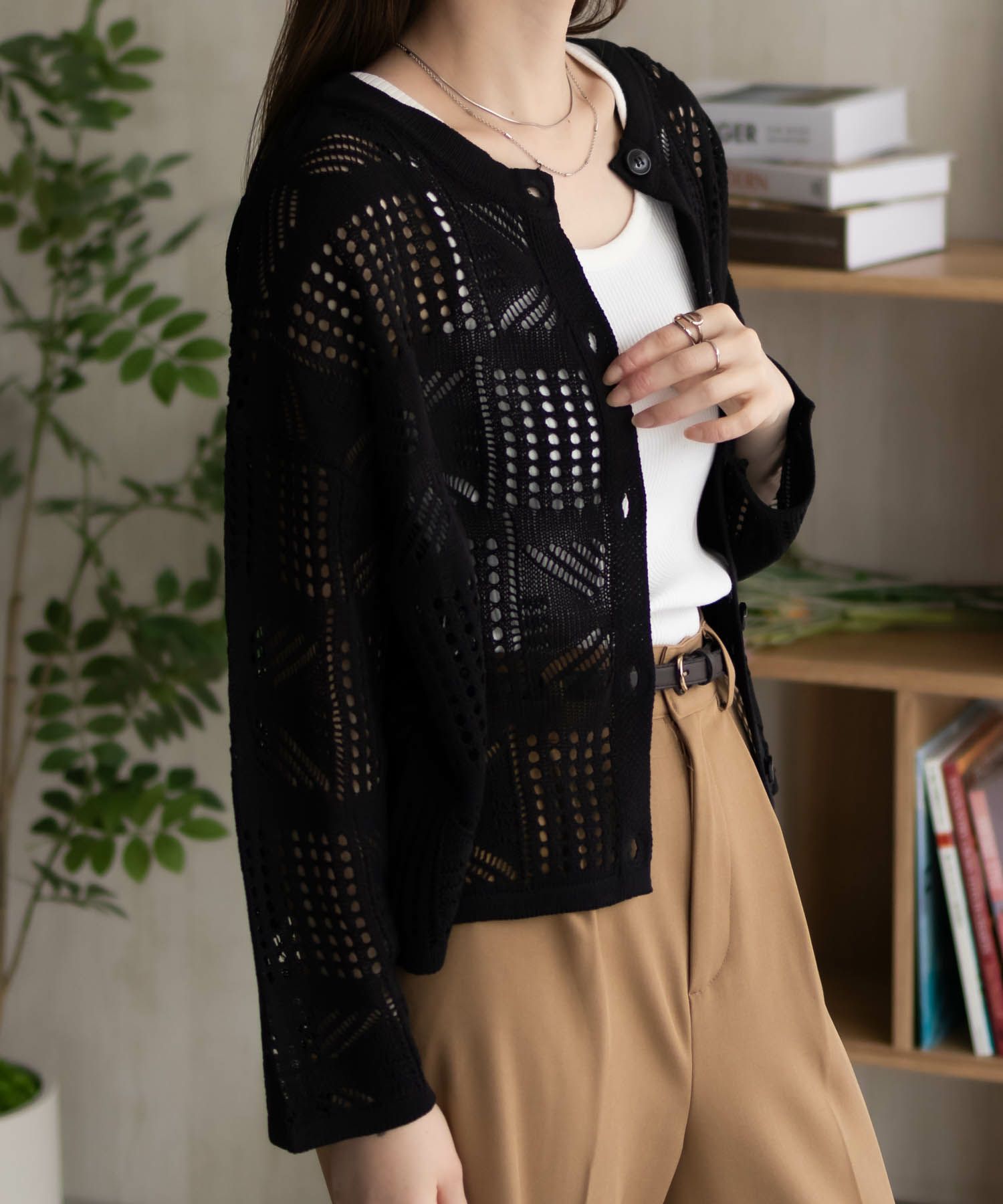 Howdy Marie  クロシェ編みカーディガン レディース商品画像-7