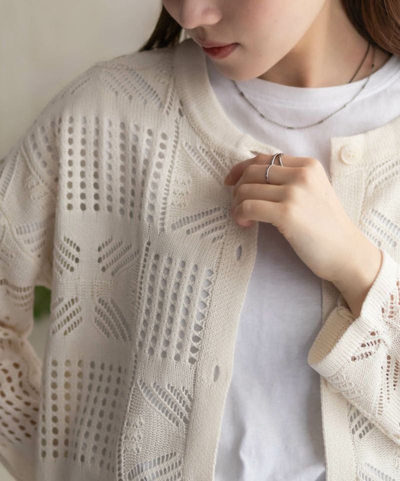 Howdy Marie  クロシェ編みカーディガン レディース商品画像-11