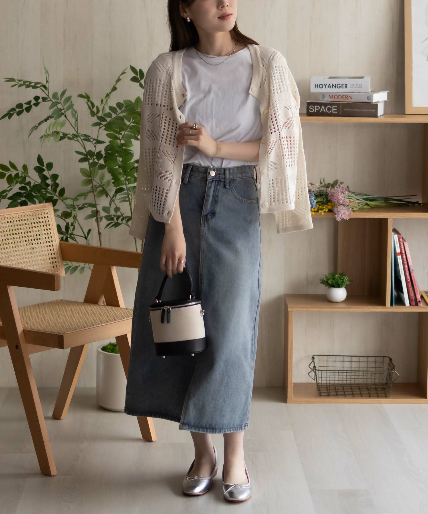 Howdy Marie クロシェ編みカーディガン レディース商品画像-13