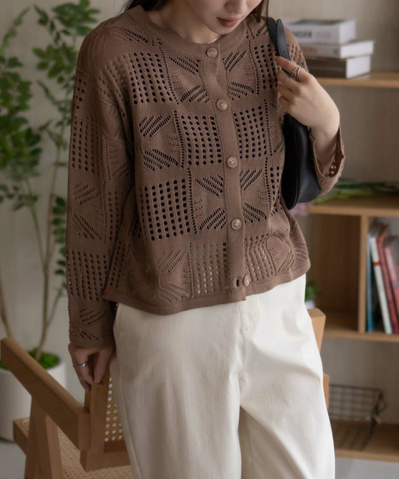 Howdy Marie  クロシェ編みカーディガン レディース商品画像-16