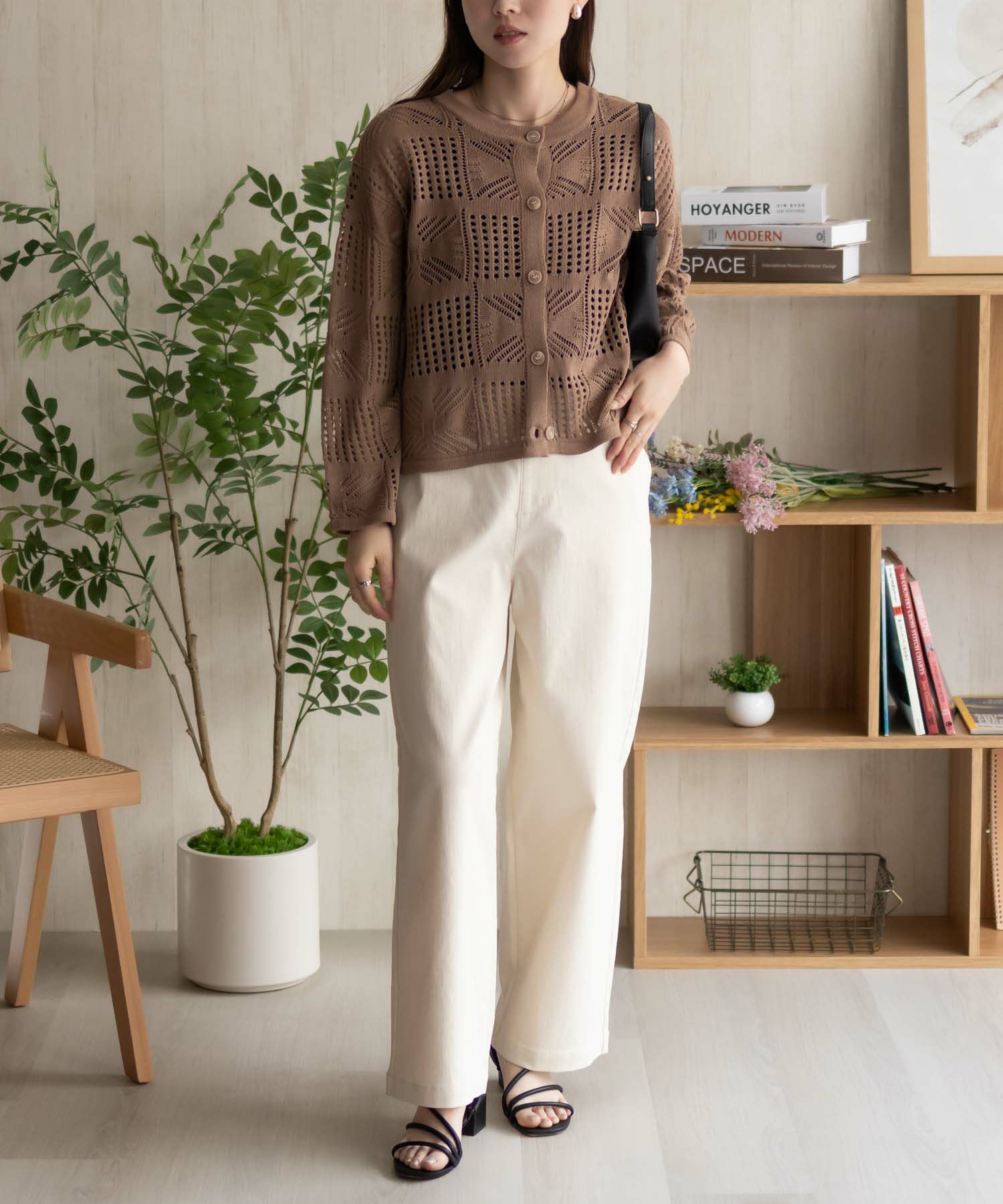 Howdy Marie クロシェ編みカーディガン レディース商品サムネイル-17