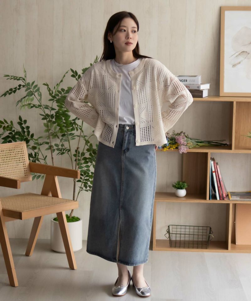 Howdy Marie クロシェ編みカーディガン レディース商品画像-25