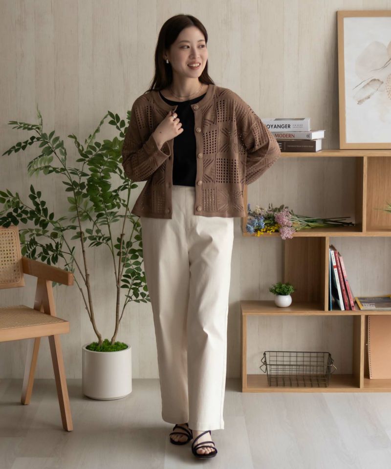 Howdy Marie クロシェ編みカーディガン レディース商品画像-26