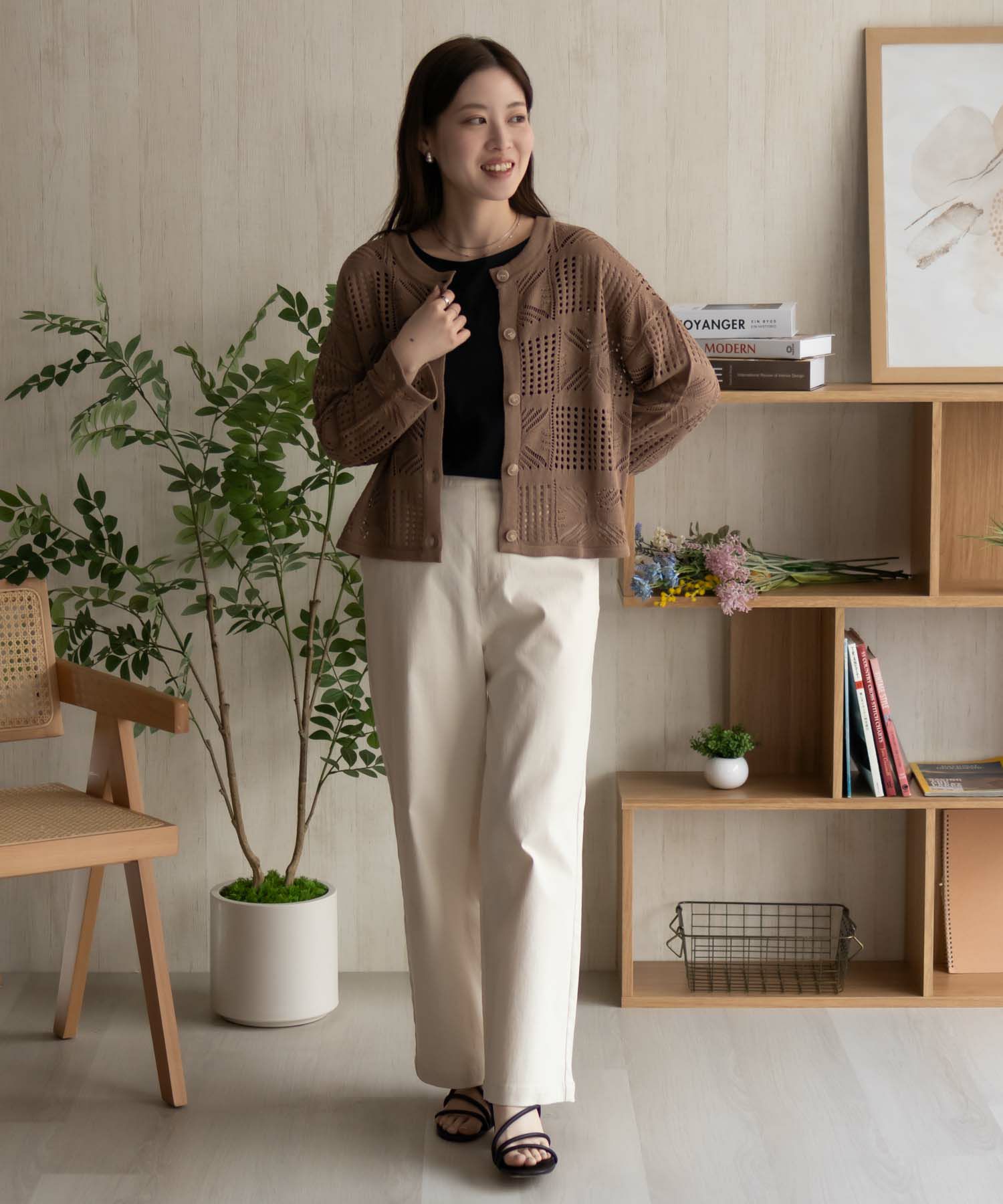 Howdy Marie クロシェ編みカーディガン レディース商品画像-26