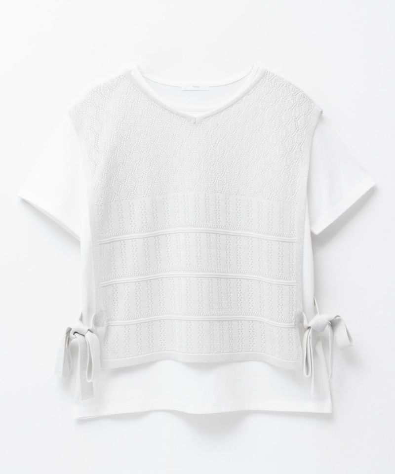 NAVY  サイドリボンニットアンサンブル レディース商品画像-20