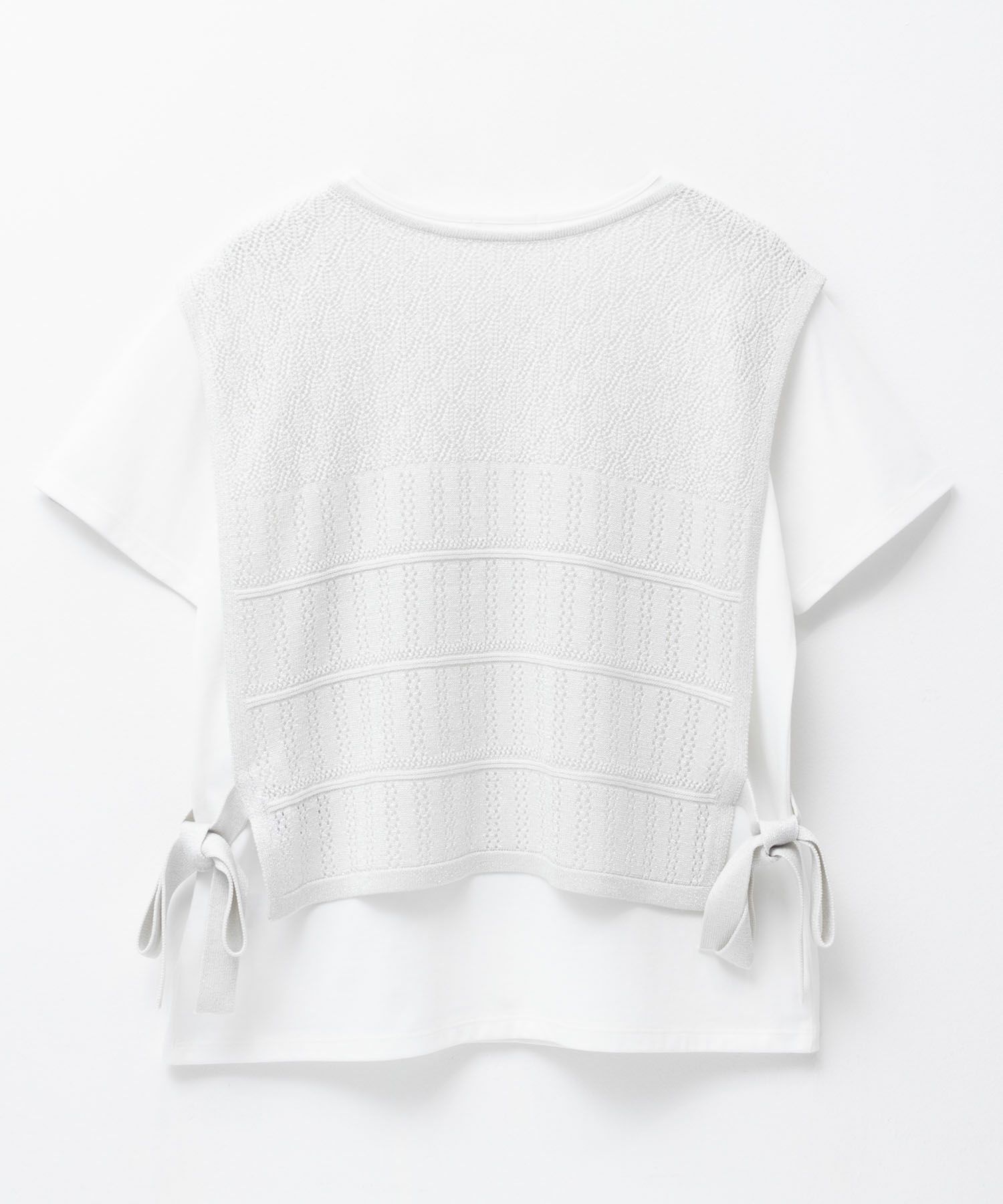 NAVY  サイドリボンニットアンサンブル レディース商品画像-21