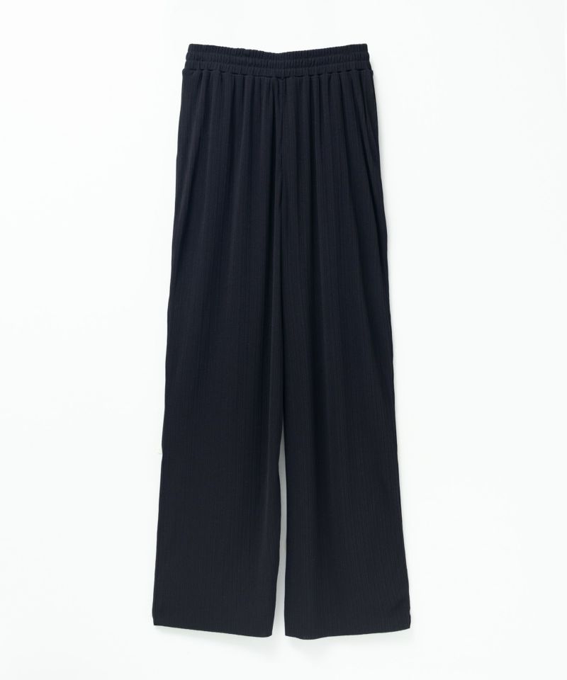 NAVY  カットリブワイドパンツ レディース商品画像-14