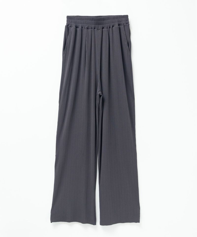 NAVY カットリブワイドパンツ レディース商品画像-15