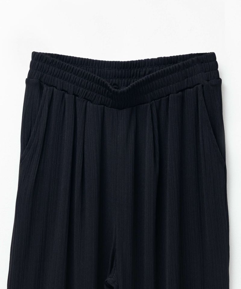 NAVY カットリブワイドパンツ レディース商品画像-17