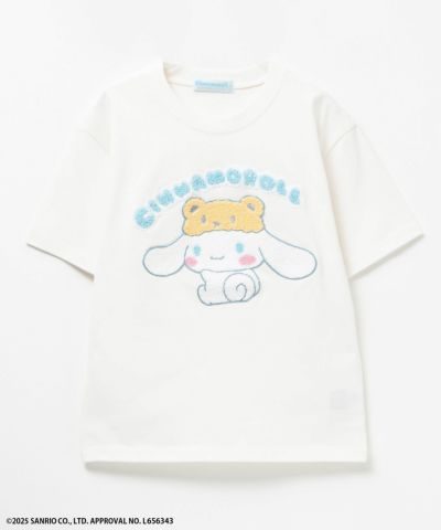 サンリオキャラクターズ シナモロール サガラ刺繍Tシャツ キッズ ネコポス 対応商品