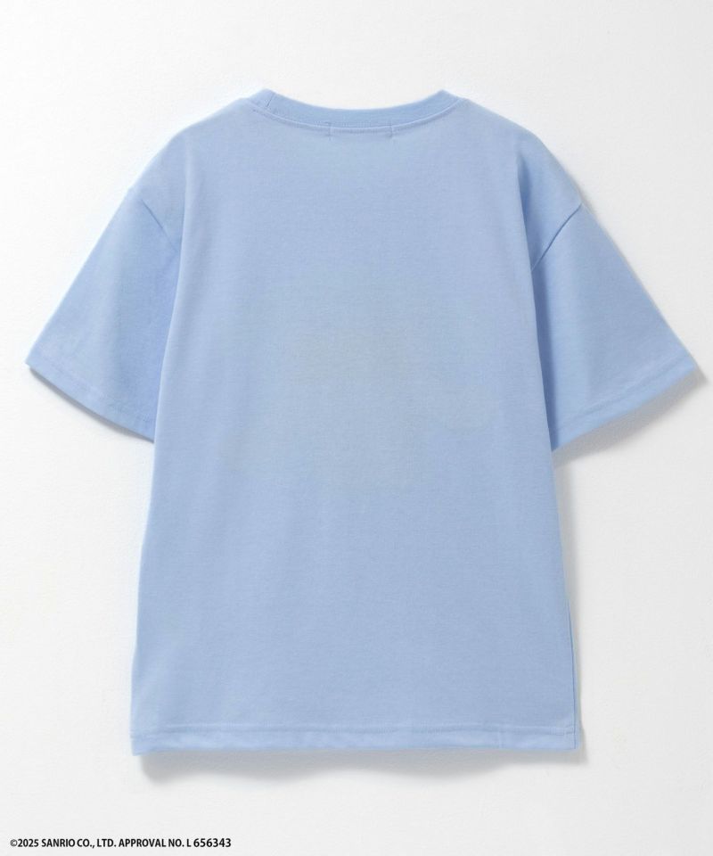 サンリオキャラクターズ シナモロール サガラ刺繍Tシャツ キッズ メール便 対応商品商品画像-2