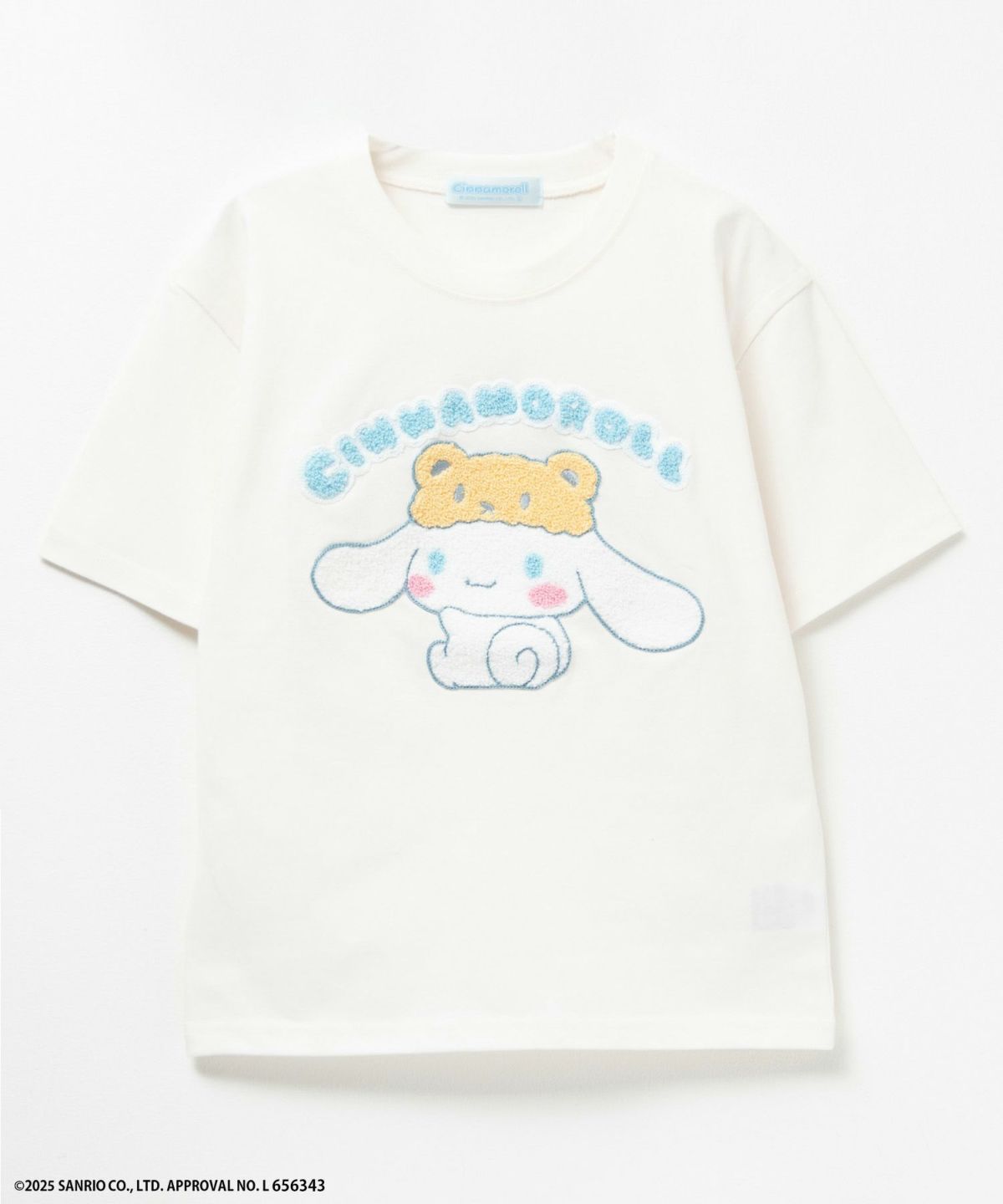サンリオキャラクターズ シナモロール サガラ刺繍Tシャツ キッズ ネコポス 対応商品