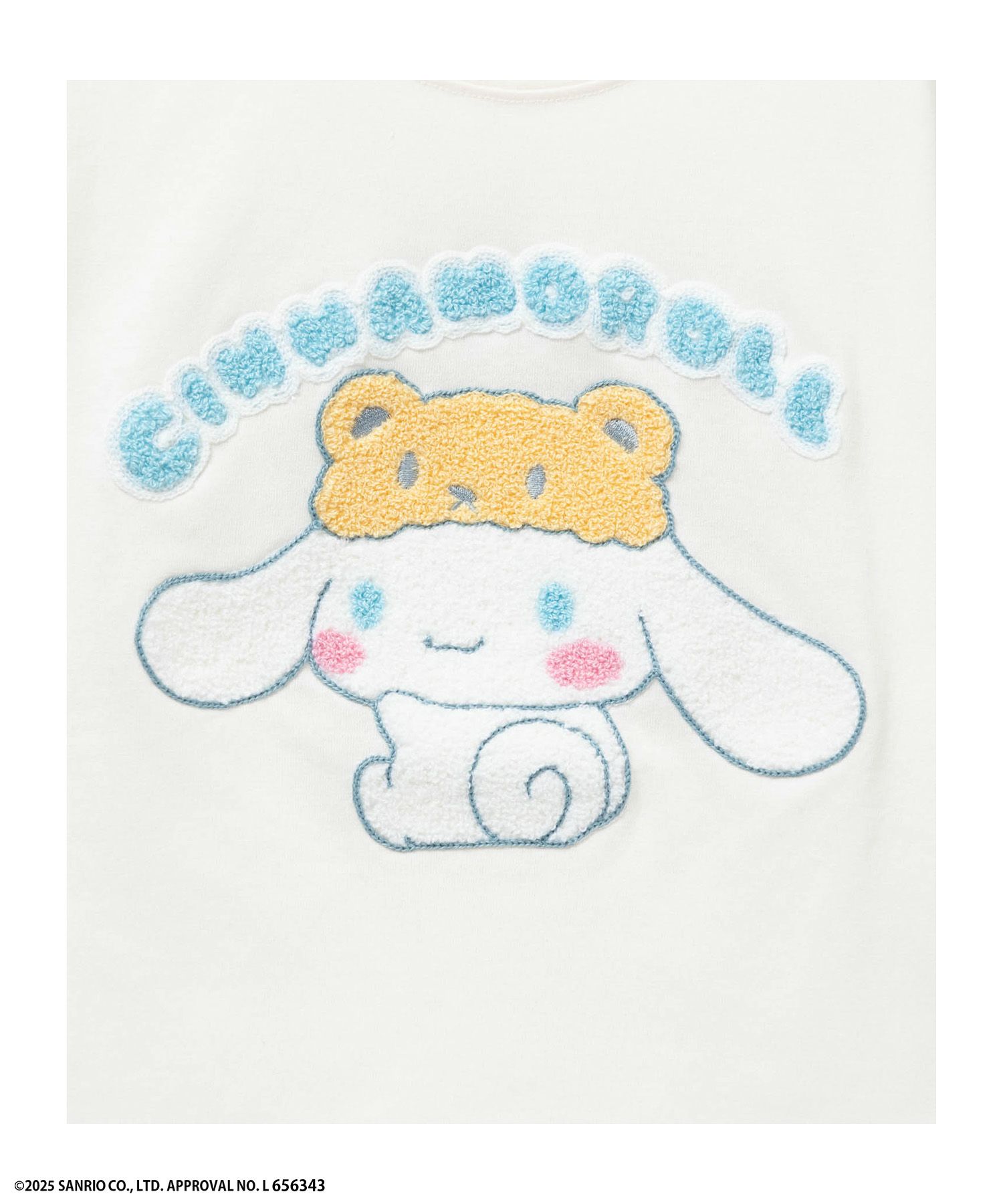 サンリオキャラクターズ シナモロール サガラ刺繍Tシャツ キッズ メール便 対応商品商品画像-6