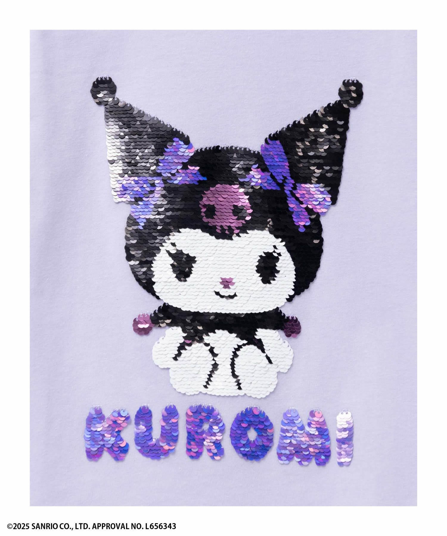サンリオキャラクターズ クロミ スパンコールTシャツ キッズ ネコポス 対応商品