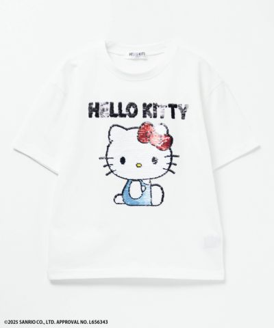 サンリオキャラクターズ ハローキティ スパンコールTシャツ キッズ ネコポス 対応商品