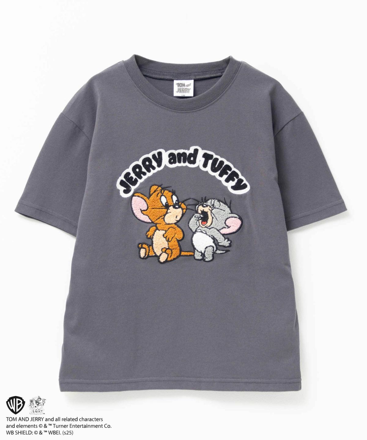 Tom and Jerry サガラワッペンTシャツ キッズ ネコポス 対応商品