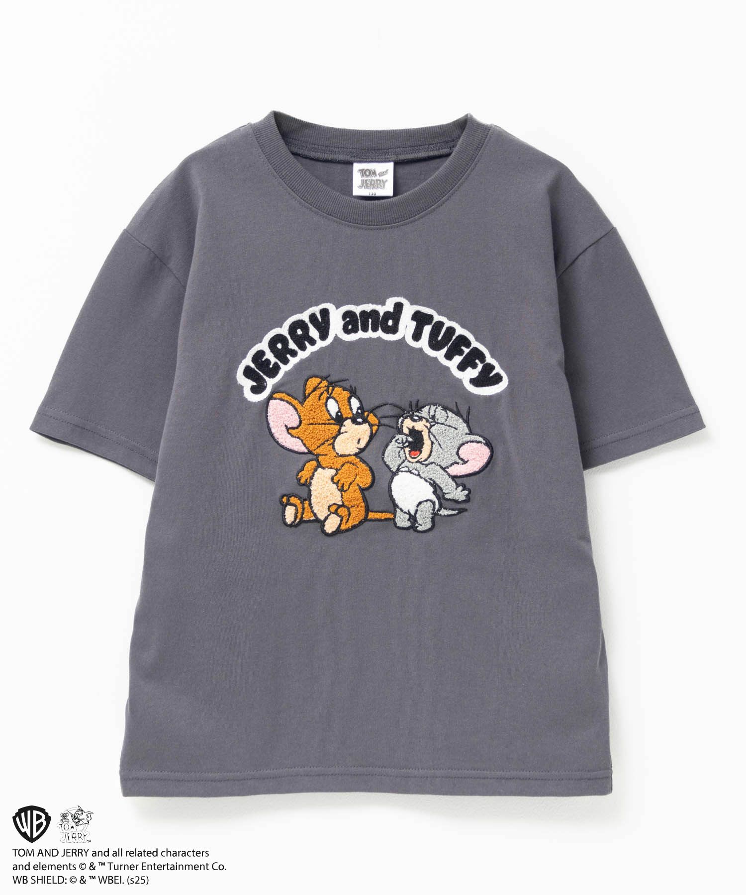 Tom and Jerry サガラワッペンTシャツ キッズ メール便 対応商品商品サムネイル-1