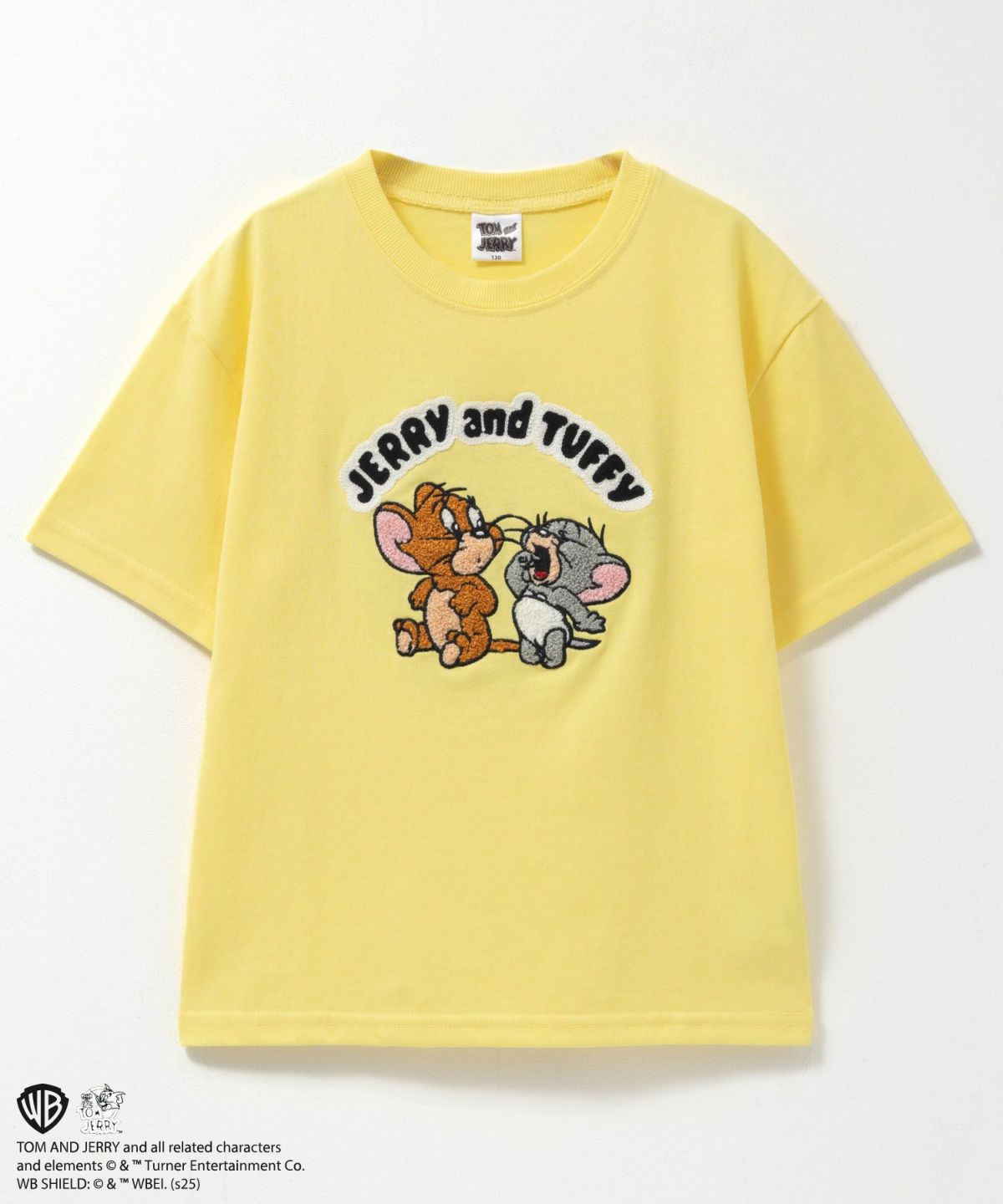 Tom and Jerry サガラワッペンTシャツ キッズ ネコポス 対応商品