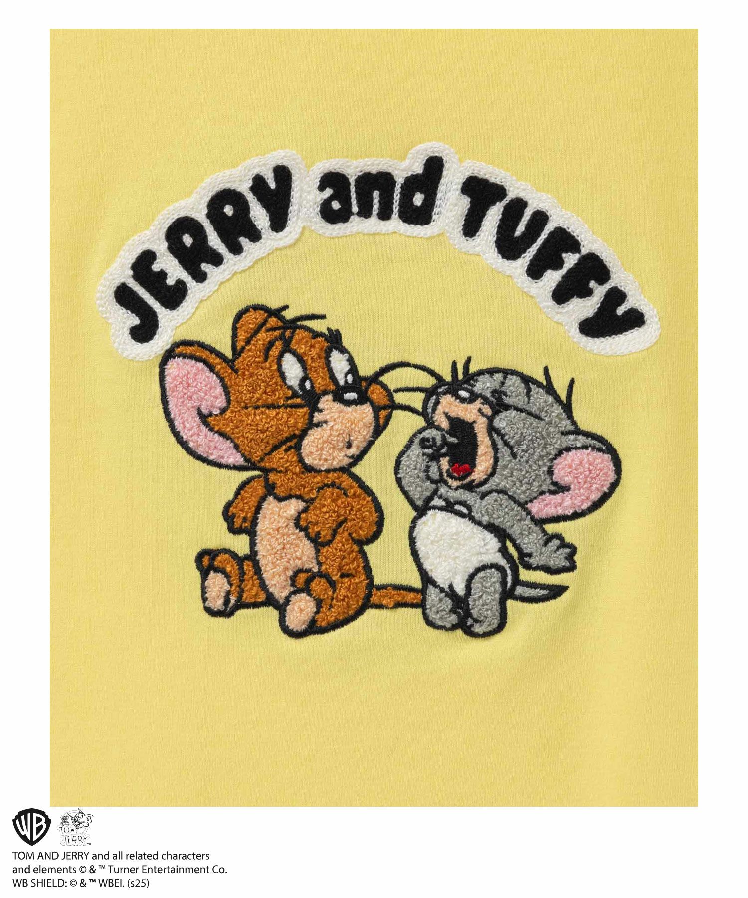 Tom and Jerry サガラワッペンTシャツ キッズ メール便 対応商品商品サムネイル-6