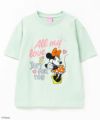 Disney ミニーマウス / サガラ刺繍Tシャツ キッズ メール便 対応商品商品サムネイル-1