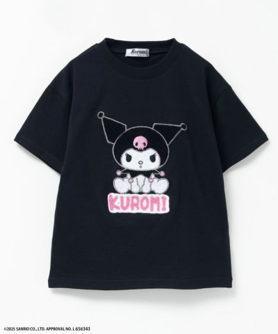 [値下げ]サンリオキャラクターズ クロミ サガラ刺繍Tシャツ キッズ ネコポス 対応商品