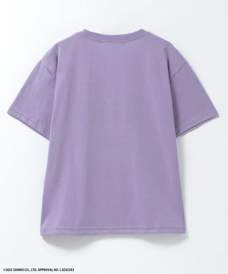 サンリオキャラクターズ クロミ サガラ刺繍Tシャツ キッズ メール便 対応商品商品画像-4