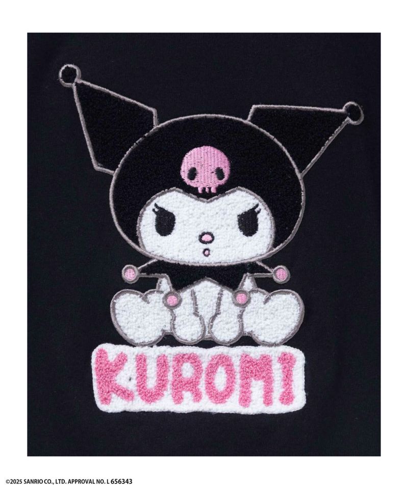 サンリオキャラクターズ クロミ サガラ刺繍Tシャツ キッズ メール便 対応商品商品画像-5