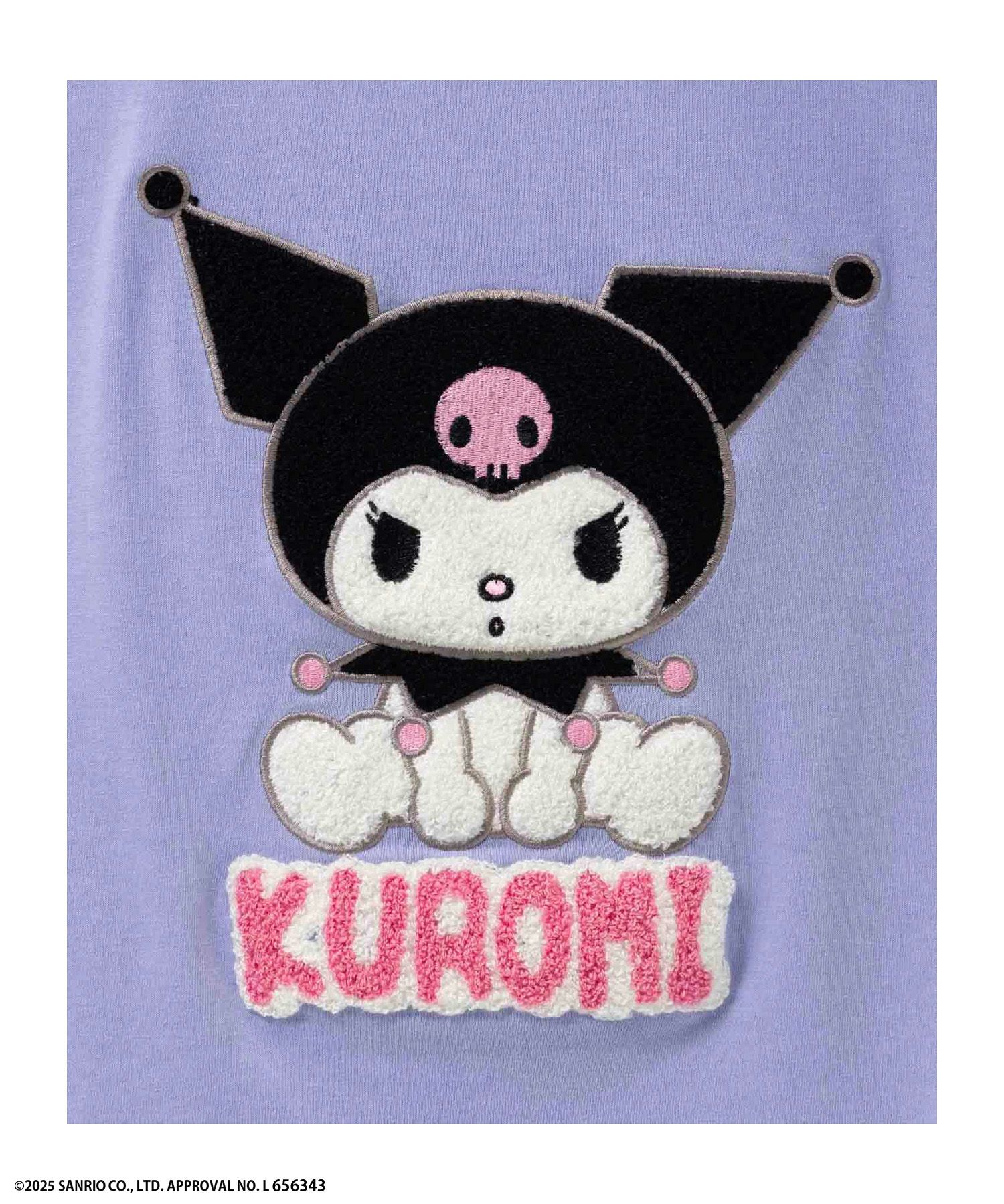 サンリオキャラクターズ クロミ サガラ刺繍Tシャツ キッズ メール便 対応商品商品サムネイル-6