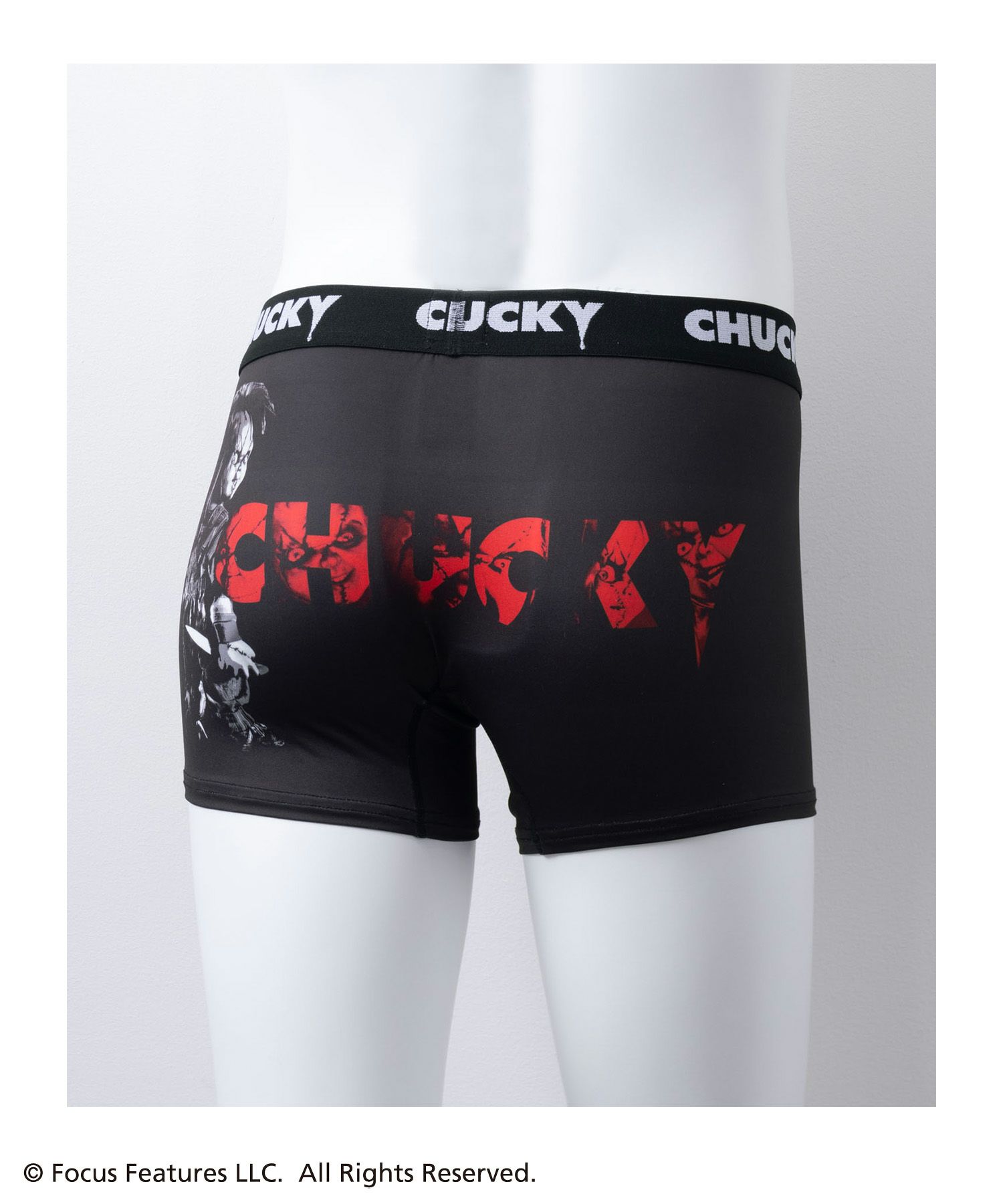 チャッキー プリント ボクサーパンツ メンズ メール便 対応商品商品画像-3