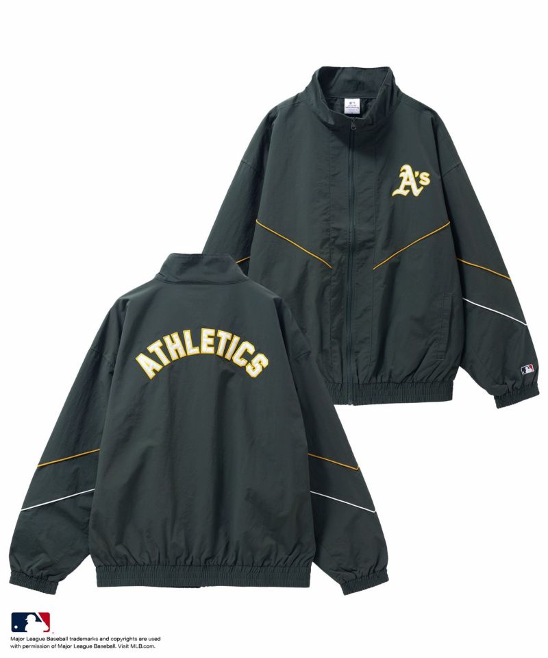 【ふるさと割】 MLB メンズ パイピングトラックジャケット トップス