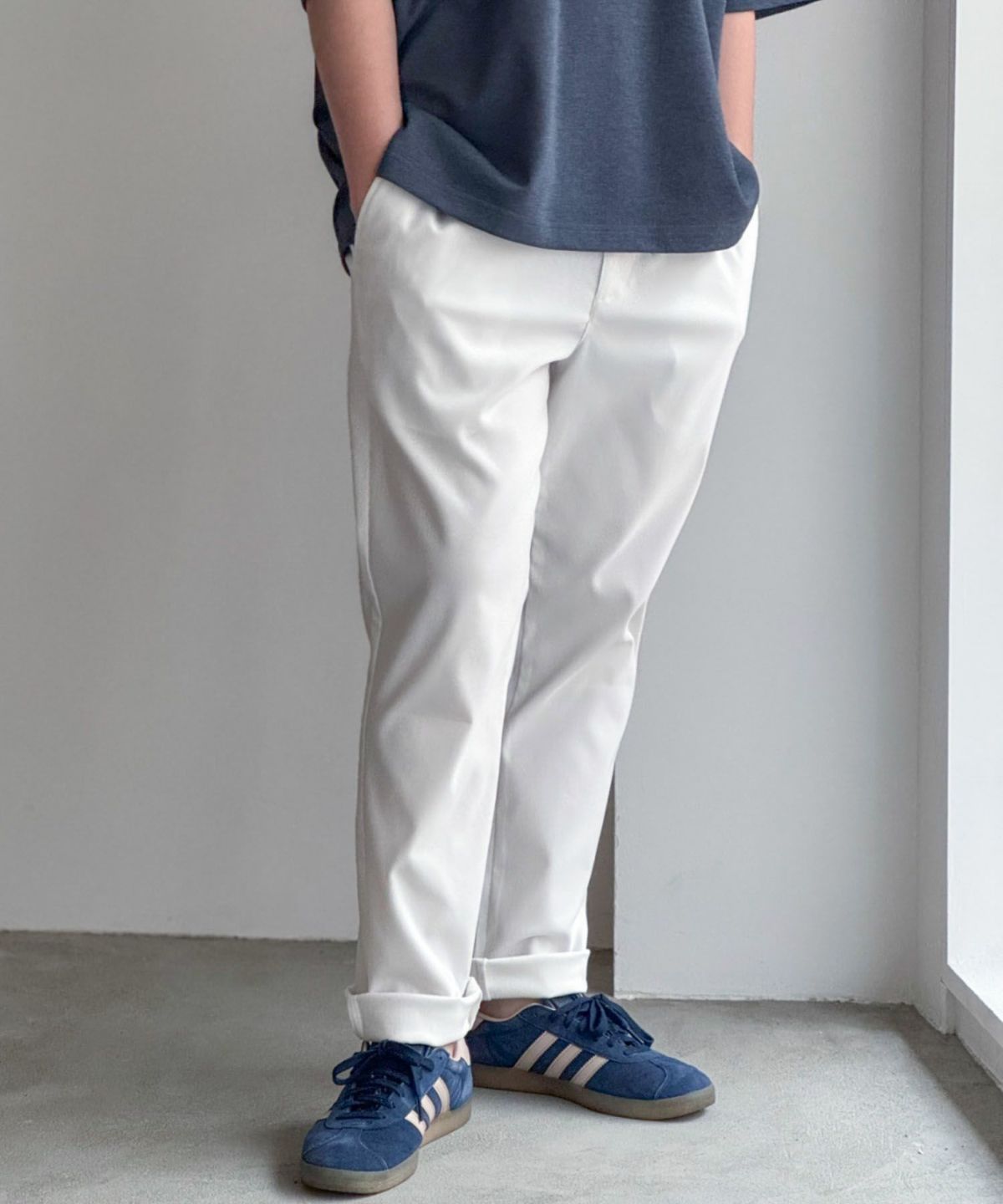 NAVY マイラク ツイルパンツ メンズ