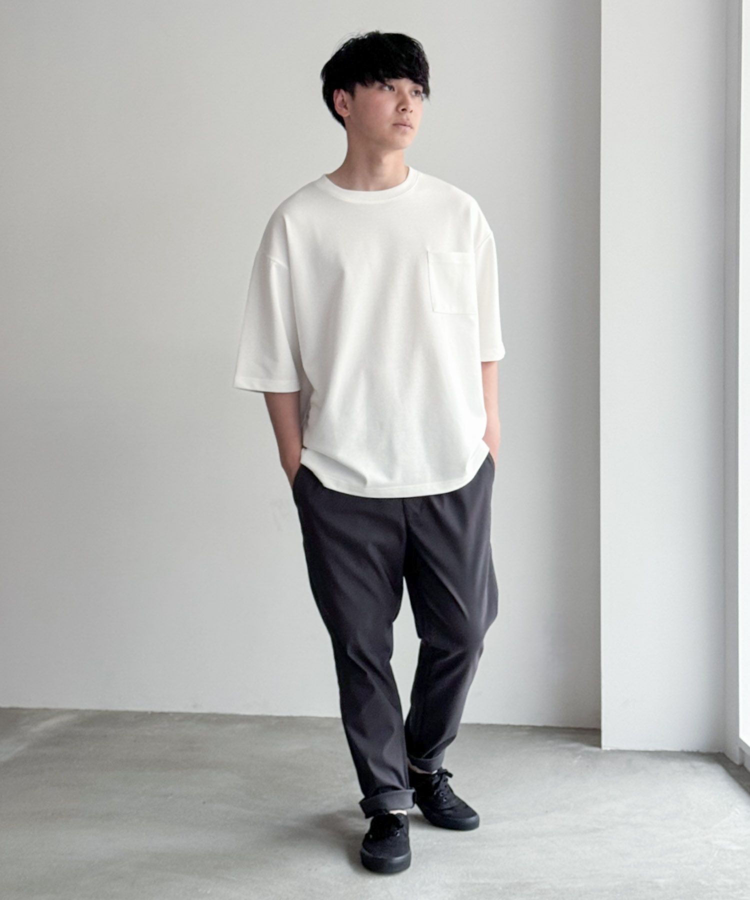 NAVY マイラク ツイルパンツ メンズ