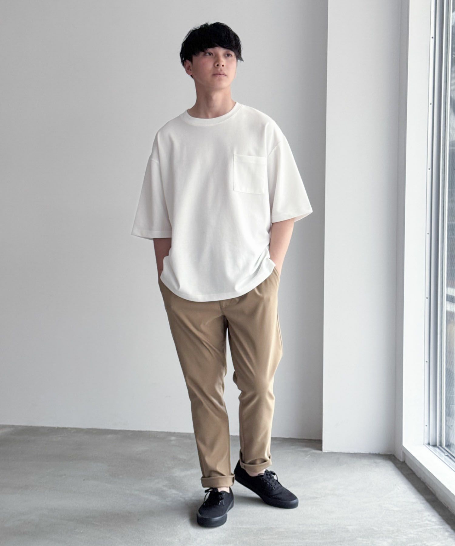 NAVY マイラク ツイルパンツ メンズ