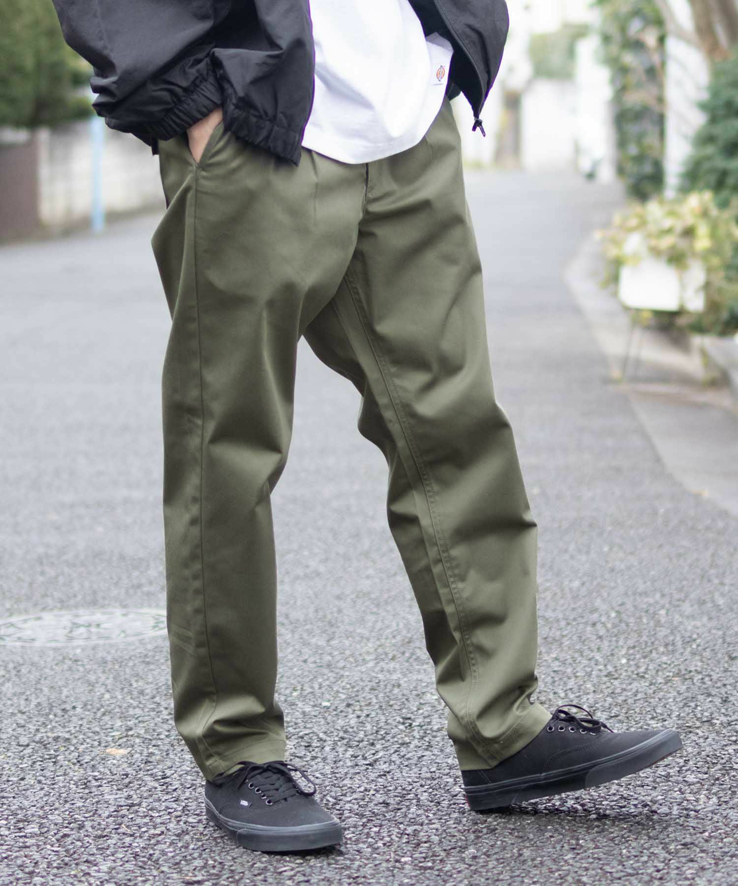 Dickies ツイルストレッチイージーパンツ メンズ