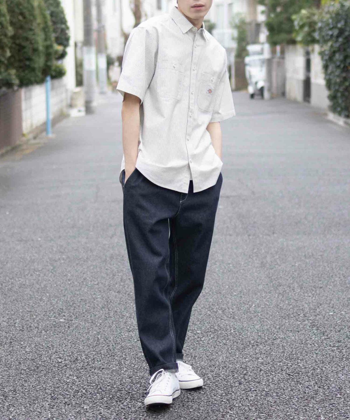 Dickies ツイルストレッチイージーパンツ メンズ