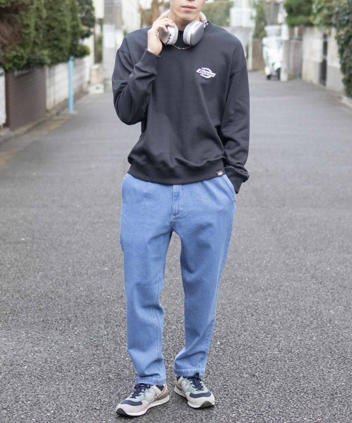 Dickies ツイルストレッチイージーパンツ メンズ