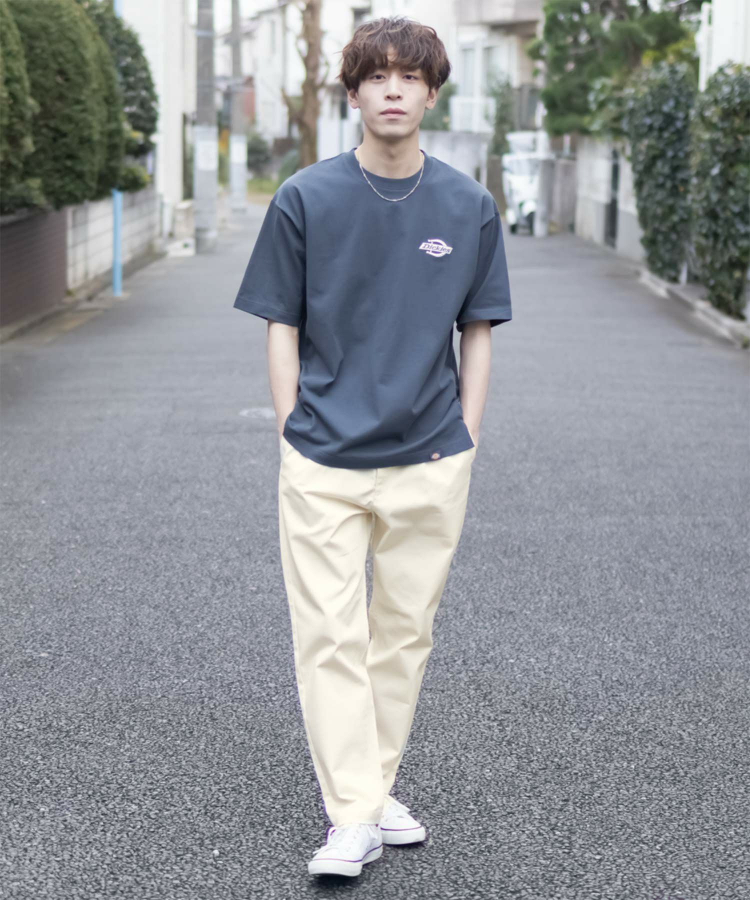 Dickies ツイルストレッチイージーパンツ メンズ