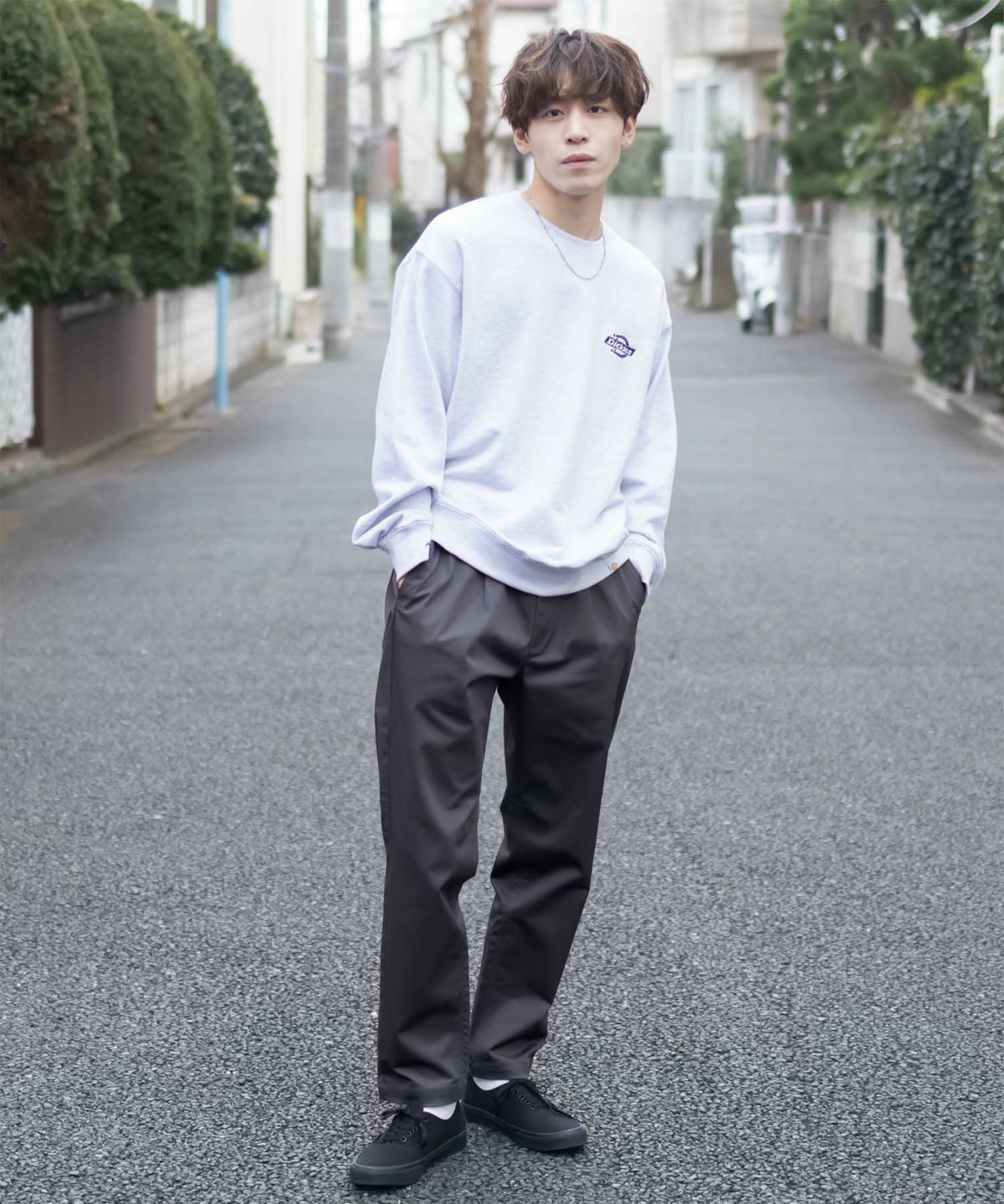 Dickies ツイルストレッチイージーパンツ メンズ