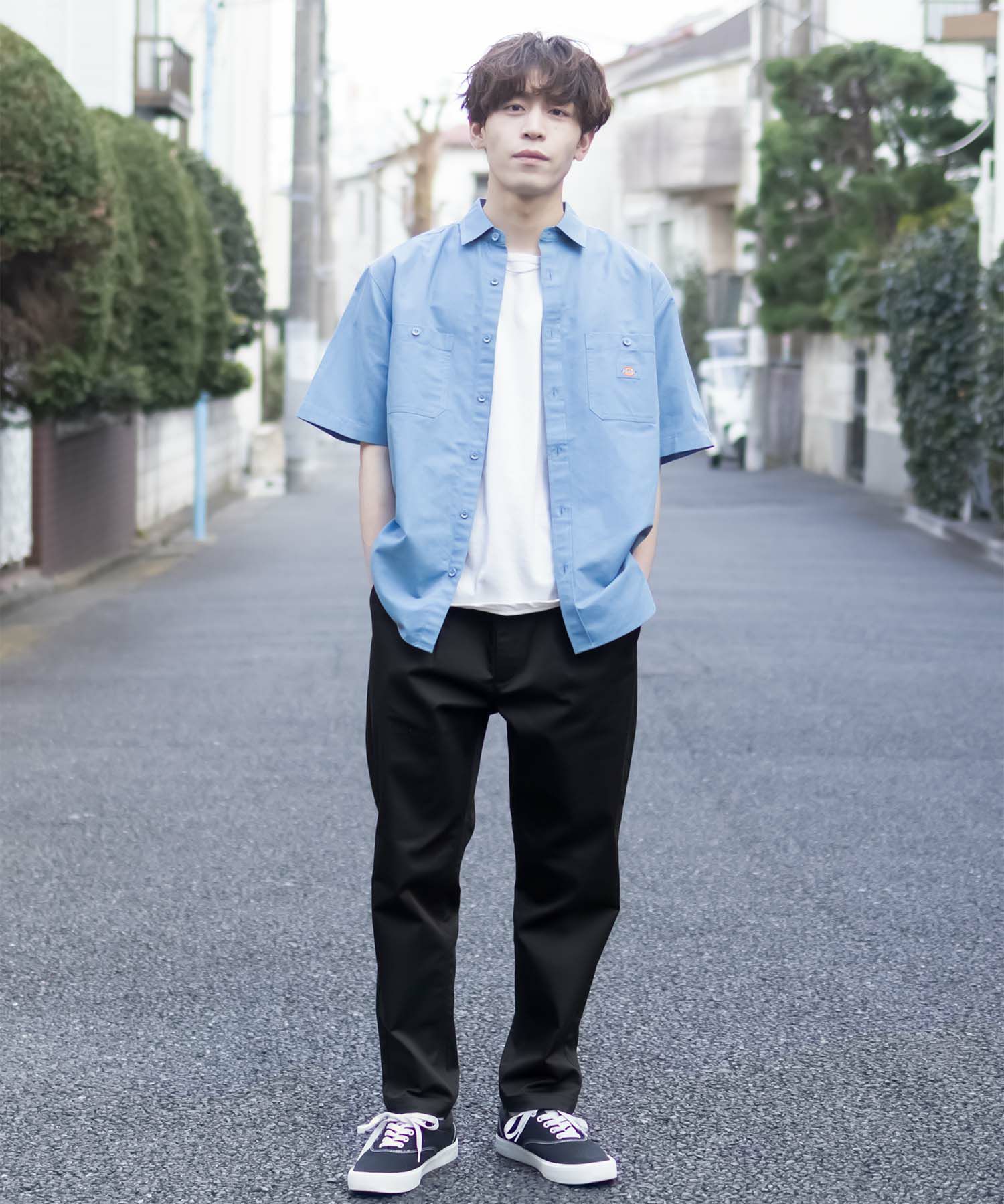 Dickies ツイルストレッチイージーパンツ メンズ