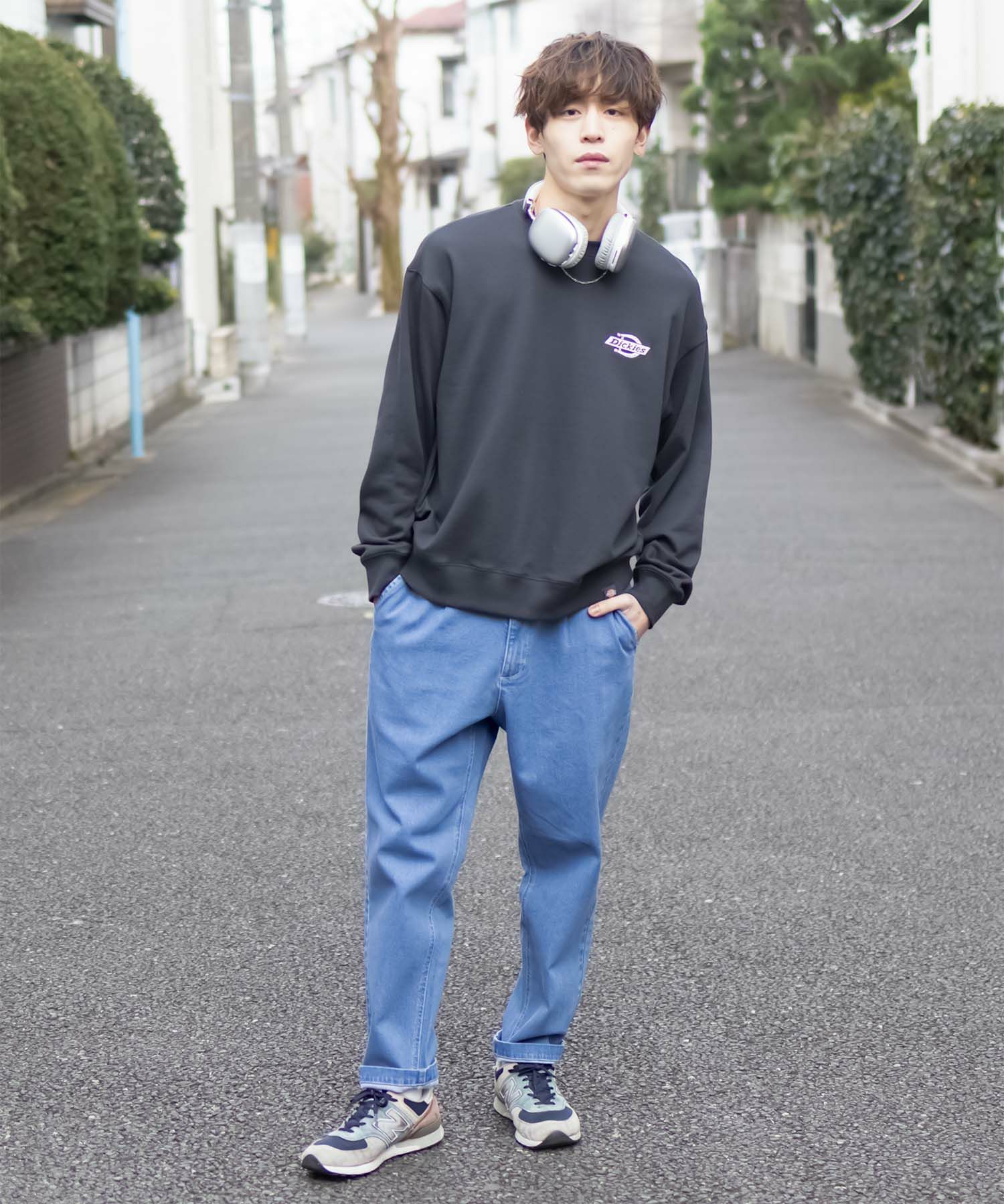 Dickies ツイルストレッチイージーパンツ メンズ