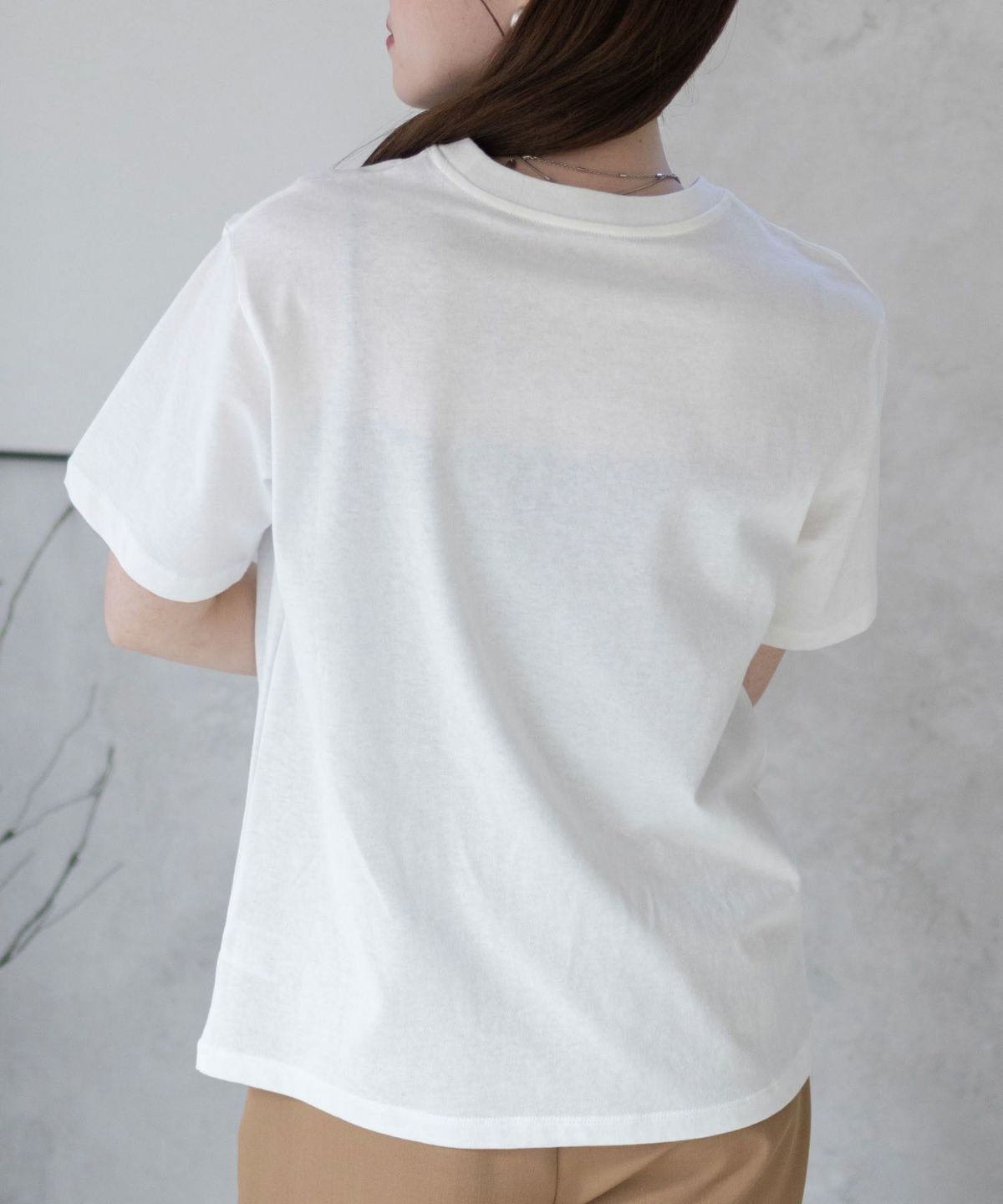 nAvy 無地クルーTシャツ レディース