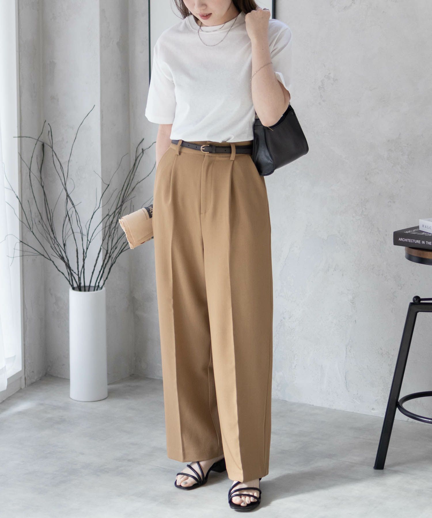 nAvy  無地クルーTシャツ レディース商品画像-10