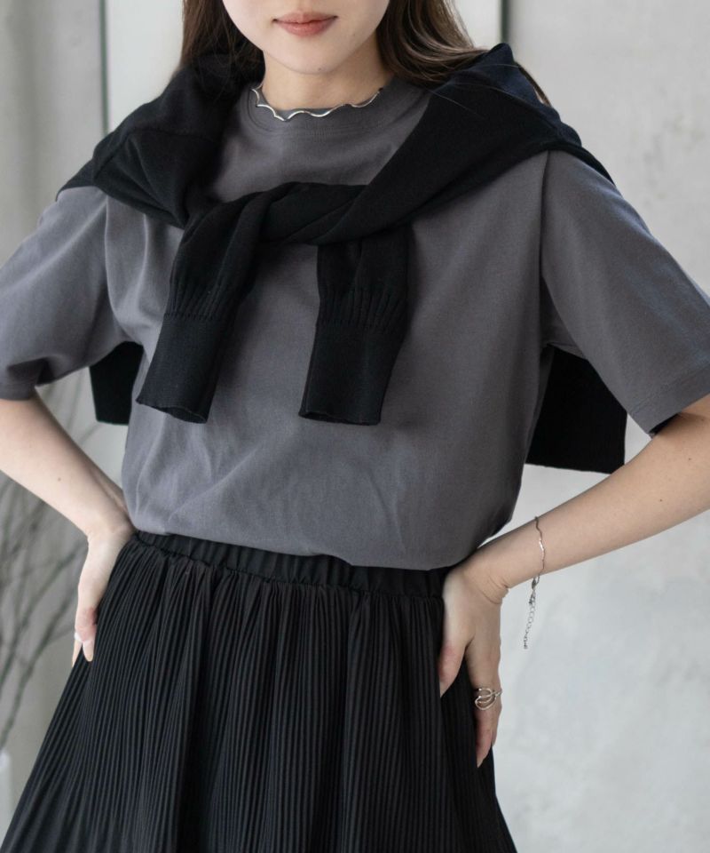 nAvy 無地クルーTシャツ レディース商品画像-15