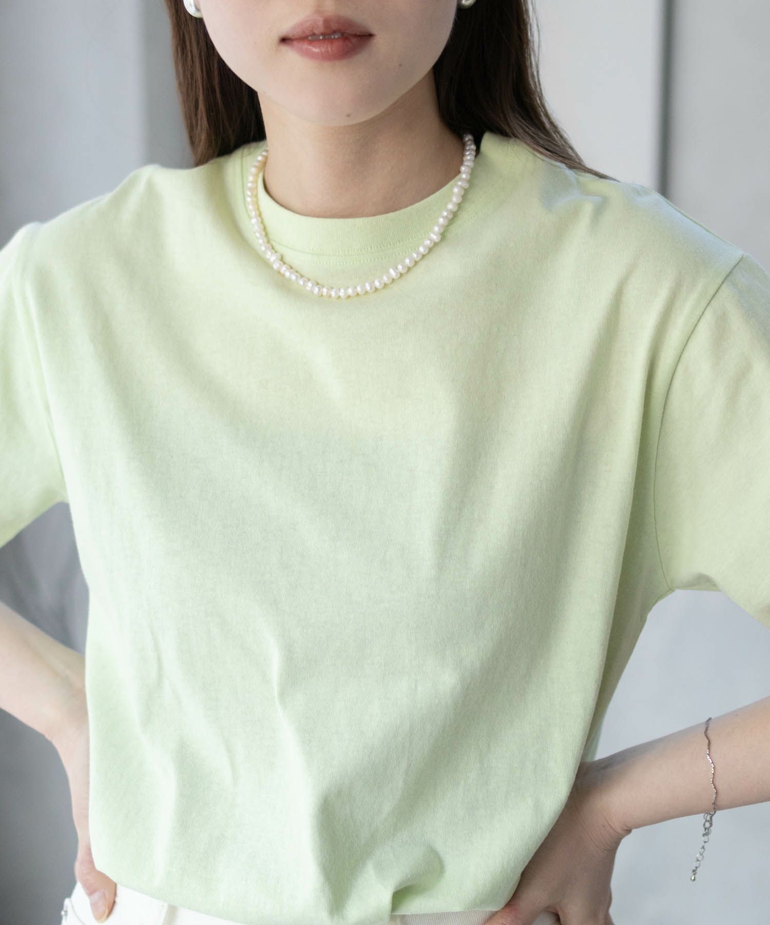 nAvy  無地クルーTシャツ レディース商品画像-20