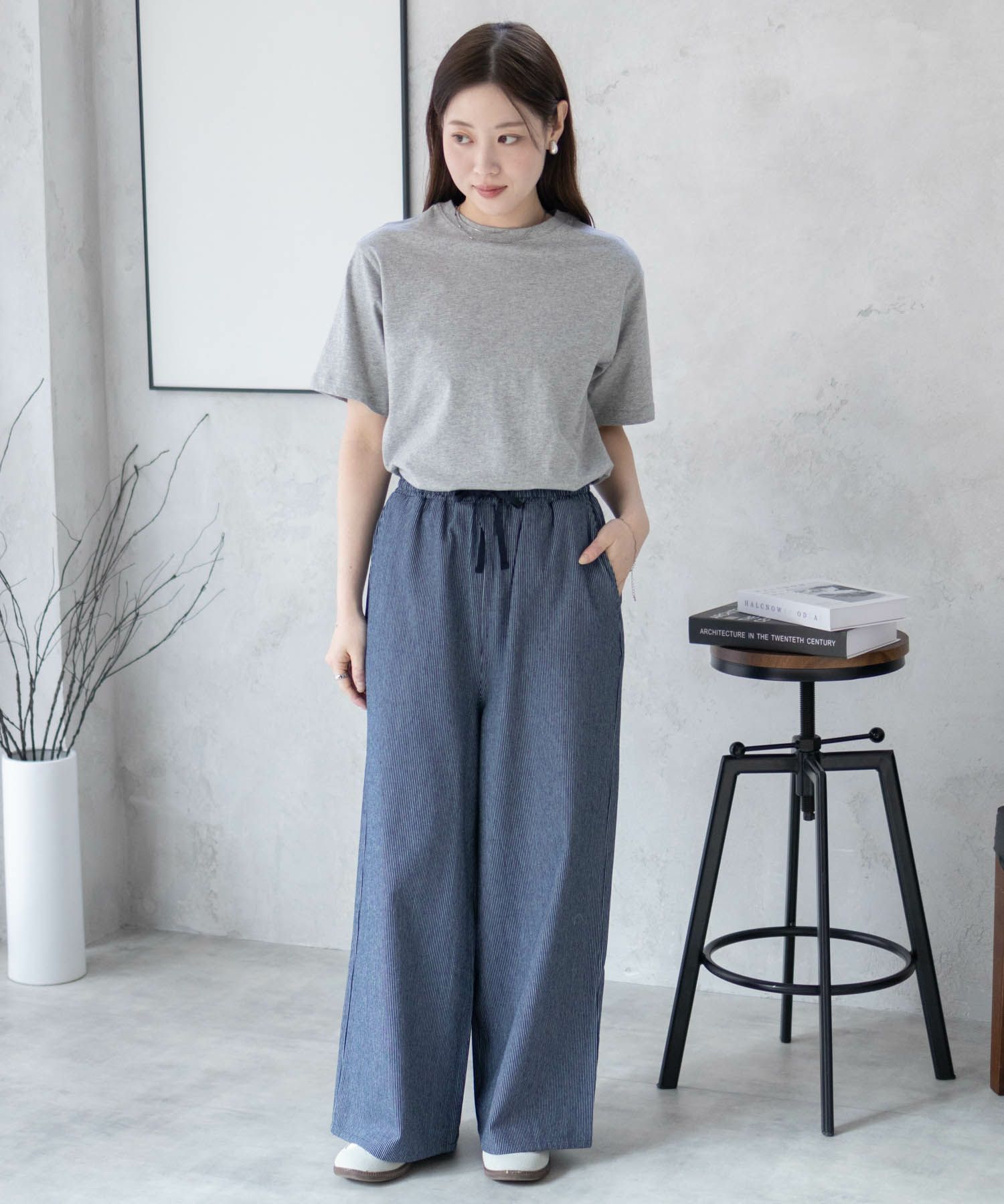 nAvy 無地クルーTシャツ レディース商品画像-35